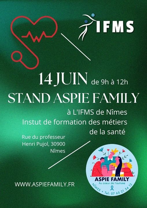 STAND avec les étudiants de l'IFMS le 14 juin 2024 au CHU DE NIMES