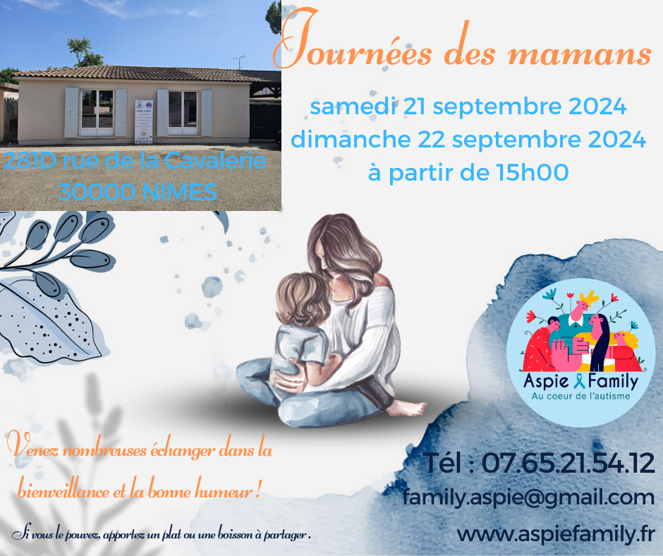 JOURNEES DES MAMANS SAMEDI ET DIMANCHE 22 SEPTEMBRE 2024