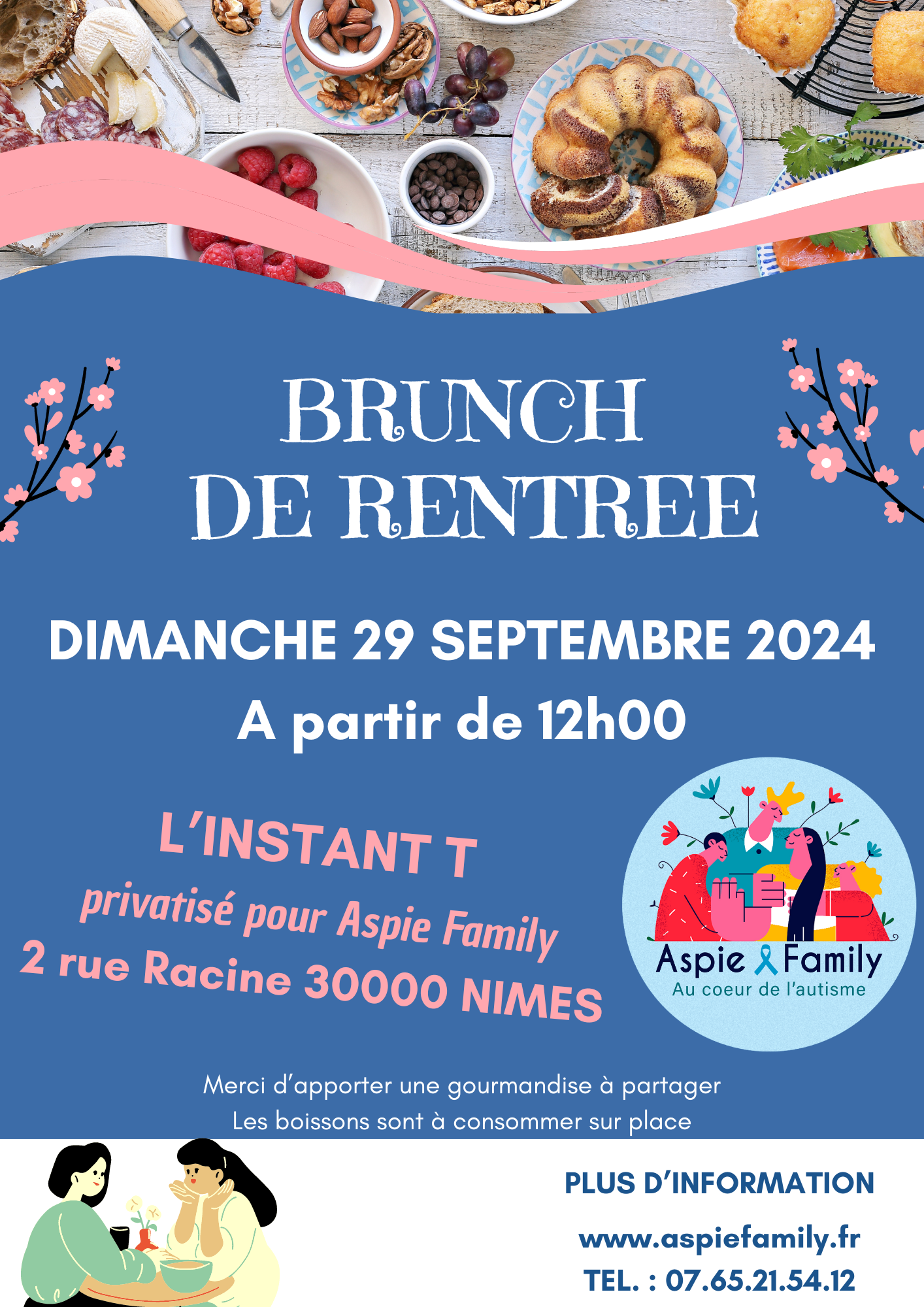 BRUNCH DE RENTREE A L'INSTANT T DIMANCHE 29 SEPTEMBRE 2024